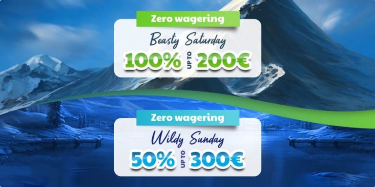 Wolfy Casino bonus weekend
